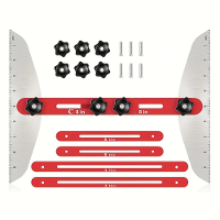 Traploop gauge sjabloon gereedschap Aluminium legering traploop jig voor trappen / opstanden / scheidingswanden / zelf e