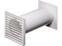 Wallair N37824 Buisventilatiesysteem 100 Kunststof (Ø x l) 10 cm x 48 cm Wit