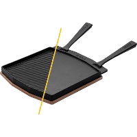 Ooni Dubbelzijdige Grizzler Platte grillplaat