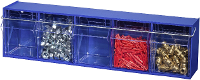 Openingsbeveiling voor schuifladekast voor kleine onderdelen (b x h x d) 610 x 3 x 52 mm Zilver Allit VarioPlus ProFlip LockBar 464500 1 stuks