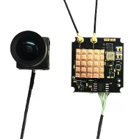 OpenIPC 4K 2W Digitale FPV airunitset met dubbele antenne, 1 sleutel opnemen/scan + koelingventilatof voof 2,5