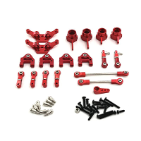 Opgewaardeerde metalen onderdelenset voor Wltoys 284161 284131 284010 284131 K989 k979 K969 P929 P939 1/28 RC auto's voe