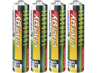 Oplaadbare AAA batterij (potlood) Conrad energy Endurance HR03 NiMH 800 mAh 1.2 V 4 stuks