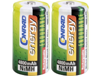Oplaadbare C batterij (baby) Conrad energy Endurance HR14 NiMH 1.2 V 4800 mAh 2 stuks