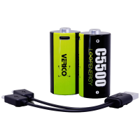Oplaadbare C batterij (baby) Verico LoopEnergy Li ion 1.5 V 3700 mAh 2 stuk(s)