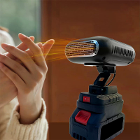 Oplaadbare Draagbare Auto Verwarmingsventilator Verstelbare Hoek Efficiënte Warmteafvoer Compacte PTC Verwarmingsventila