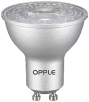 Opple 140060949 LED lamp Energielabel G (A   G) GU10 Reflector 5.2 W Warmwit (Ø x l) 50 mm x 54 mm Dimbaar 1 stuk(s)