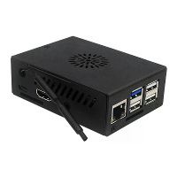 Orange Pi 3B Behuizing Metalen Schaal met Ventilator Optionele Antenne Aluminium Koellichaam Actieve Passieve Warmteafvo