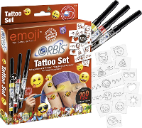 Orbis 30309 Emoji tattoo set