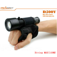 Orcatorch D500v Cree Xm L2(u2) 700lm Diving Led Flashlight 150m