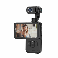Ordro M5 5K 30fps Pocket Actiecamera met 3 assige Anti shake Digitale Videocamera 3,5 inch Scherm Gezichtsopsporing IR N