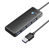 Orico 4 in 1 USB3.0 Hub docking station USB adapter met USB3.0*4 Voor pc laptop, computer, Matebook, Macbook Pro.