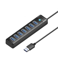 Orico 7 in 1 USB3.0 Dockingstation met USB A3.0X7 multi poorten USB hub/adapter voor pc/laptop