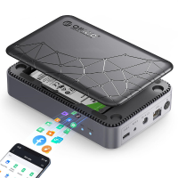 ORICO CD2510 2,5'' SATA HDD SDD NAS Opslag Netwerkschijfbehuizing Privé Cloud DLNA Protocol Magnetisch Deksel Harde Schi