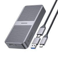 ORICO M224 40Gbps SSD behuizing Dual Protocol M.2 SATA/NVMe Externe Thunderbolt3/4 USB4 Type C Aluminium schijfdoos