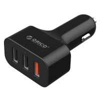 Orico Qc 2.0 35W 5v/2a,9v/2a,12v/1.5A 3 Ports Car Charger For Iphone 7 6s Sumsung Xiaomi Huawei