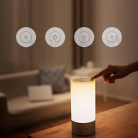 Original Xiaomi Yeelight Bedside Lamp Rgb Wireless Touch Control Night Light For Cell Phone
