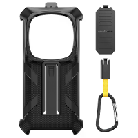 Originele Ulefone Multifunctionele Beschermende Leren Hoes met Achterclip en Karabijnhaak Voor Ulefone Armor 28 Serie