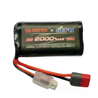 Orignal Angry Snail 2S MJX Hyper GO 7.4V 2000mAh 18650 Oplaadbare Li ion batterij voor H12Y H12Y+ 14303 14301 14302 1/10