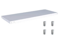 Orion Regalsysteme K10040L/040 (b x d) 1000 mm x 400 mm Lichtgrijs
