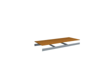 Orion Regalsysteme ZH06015 (b x d) 1500 mm x 600 mm Hout