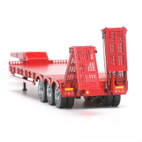Orlandoo Hunter OH32N02 DIY KIT 1/32 RC auto Flatbed Semi Ramp Aanhanger Ongemonteerd Wit Kleur Mini Vrachtwagens Voertu