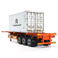 Orlandoo Hunter OH32N03 DIY KIT 1/32 RC Auto Trailer Container Skelet Ongeassembleerd Ongekleurd Mini Truck Voertuigen M