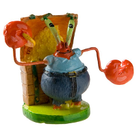 Ornament Spongebob Meneer Krabs Blauw #95;_5x5x3,2 Cm