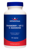Orthovitaal Cranberry Vitamine C D mannose Vegicaps