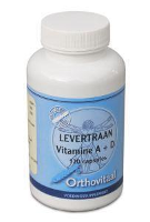 Orthovitaal Levertraan Vitamine A + D Capsules 120st