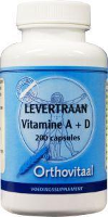 Orthovitaal Levertraan Vitamine A + D Capsules 200st