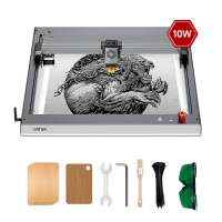 ORTUR lasermaster 3 LU2 10A lasergraveur 10W uitgangsvermogen 0,05 * 0,1 mm gecomprimeerde puntlasersnijmachine Voeg app