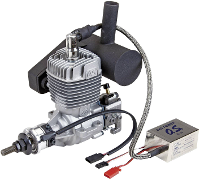 OS Engine GT 22 Benzine 2 takt vliegtuigmotor 22.12 CmÂ³ 2.7 KW Incl. Elektrische ontsteking