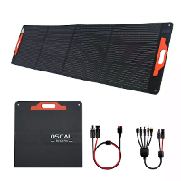 OSCAL PM200 Pro Zonnepaneel 200W Monokristallijn 23% Efficiëntie IP67 Waterdicht ETFE Opvouwbare Draagbare Zonneoplader