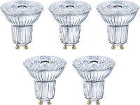 OSRAM HOMELIGHTING 4058075090460 LED lamp Energielabel F (A   G) GU10 Reflector 4.3 W = 50 W Warmwit (Ø x l) 50 mm x 52 mm 5 stuk(s)