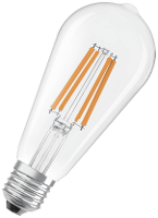 OSRAM HOMELIGHTING 4099854235634 LED lamp Energielabel A (A   G) E27 Ballon 3.8 W = 60 W Warmwit (Ø x h) 64 mm x 64 mm 1 stuk(s)