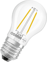OSRAM HOMELIGHTING 4099854467509 LED lamp Energielabel D (A   G) E27 1.8 W Warmwit (Ø x h) 45.00 Mm x 45.00 Mm 1 stuk(s)