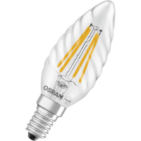 OSRAM HOMELIGHTING 4099854467608 LED lamp Energielabel D (A   G) E14 Kaars gedraaid 3.4 W Warmwit (Ø x h) 35.00 Mm x 35.00 Mm Niet dimbaar 1 stuk(s)