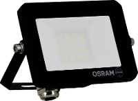 OSRAM HOMELIGHTING FLOODLIGHT LUX 10W 865 BLACK 4099854489402 LED schijnwerper 10.00 W Lichtkleur (naam): Daglichtwit