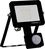 OSRAM HOMELIGHTING FLOODLIGHT LUX SENSOR 10W 840 BLACK 4099854489440 LED schijnwerper 10.00 W Lichtkleur (naam): Koudwit