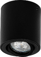 OSRAM HOMELIGHTING Spot Surface Round GU10 Black 4099854445965 LED buitenlamp (wand) GU10 Zwart