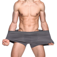 Big Size Cotton U Convex Breathable Comfy Boxer Briefs