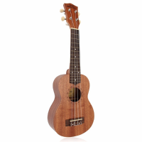 21 Inch Soprano Ukulele Uke Sapele 12 Frets Musical Instrument