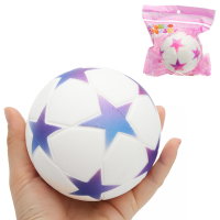 Star Football Squishy 9.5Cm Slow Rising With Packaging Collection Gift Soft Toy