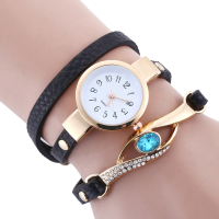 Al0000 Casual Style Ladies Watch Diamonds Leather Strap Quartz Bracelet Watch