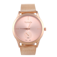 Al0988 Casual Style Ladies Watch Stainless Steel Strap Quartz Wristwatch