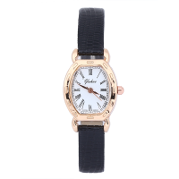 Al1020 Casual Style Ladies Watch Thin Leather Strap Quartz Movement Wrist Watch