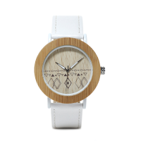 BOBO BIRD E24*W Unique Design Leather Strap Quartz Watches