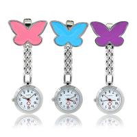 Butterfly Nurse Brooch Watch