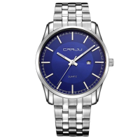 Crrju 2111 Fashion Men Quartz Watch Simple Date Display Business Watch